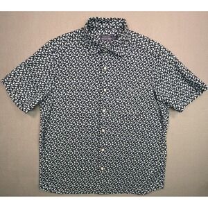 Vineyard Vines Kentucky Derby Cup Murray ShirtBlue Geometric Men's Large  NWT